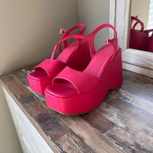 Liliana hot pink Barbie Platform Sandals